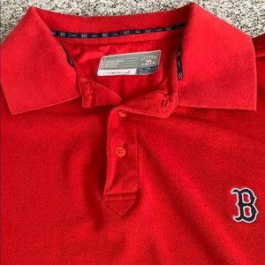 XXL Cutter & Buck DryTec Boston Red Sox golf shirt
